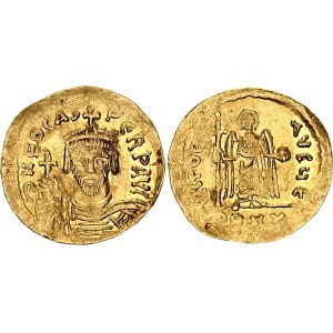Byzantium Phocas Light Weight Solidus of 20 Siliquae 602 - 610 AD Constantinople Mint