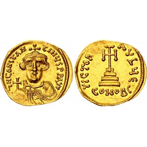 Byzantium Constans II Solidus 641 - 668 AD Constantinople Mint