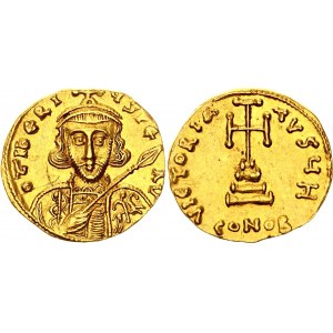 Byzantium Tiberius III Solidus 698 - 705 AD Constantinople Mint
