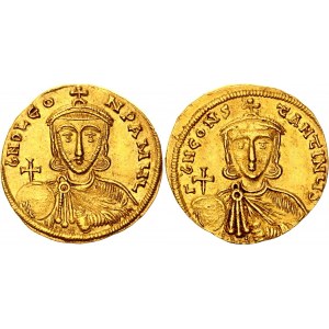 Byzantium Leo III Solidus 717 - 741 AD Constantinople Mint