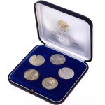 Russia - USSR Mint Proof Set of 5 Coins 1970 -1977