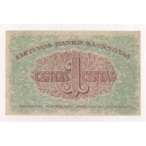 Lithuania 1 Centas 1922