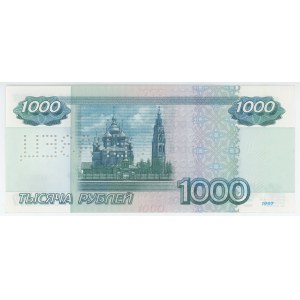 Russian Federation 1000 Roubles 1997 (2004) Specimen
