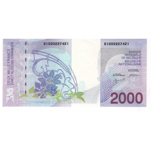 Belgium 2000 Francs 1994 - 2001 (ND)