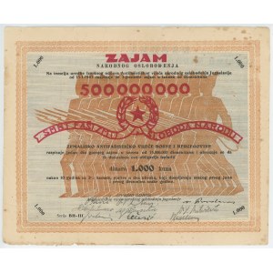 Croatia 1000 Dinara = 1000 Kuna 1943