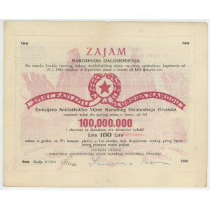 Croatia 100 Lira 1943