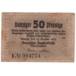 Danzig 50 Pfennige 1923