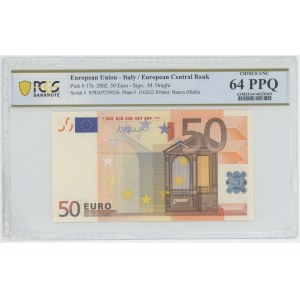 European Union Italy 50 Euro 2002 PCGS 64 PPQ