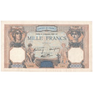 France 1000 Francs 1938