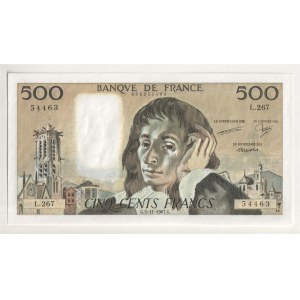 France 500 Francs 1987