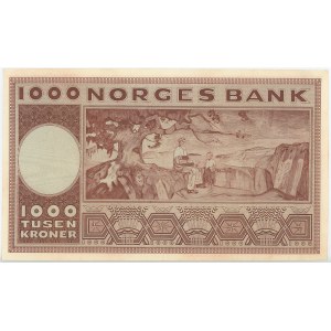 Norway 1000 Kroner 1968