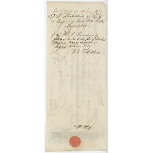 Romania Private Bank 'Michel Daniel' Bill of Exchange for 1000 Florins 1833 Iasi