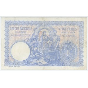 Serbia 20 Dinara 1905