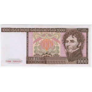 Sweden 1000 Kronor 1988