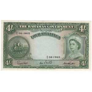 Bahamas 4 Shillings 1953