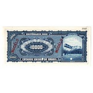 Brazil 10000 Cruzeiros 1966 Specimen