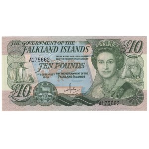 Falkland Islands 10 Pounds 1986