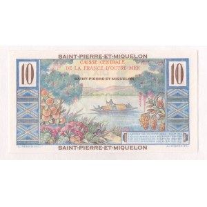 Saint Pierre & Miquelon 10 Francs 1950 - 1960