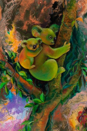 Patrycja Kruszyńska-Mikulska (ur. 1973, Lublin), Koala Family, 2023