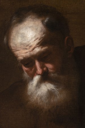 Pier Francesco Mola (1612 - 1666), Portrait of an Elderly Friar