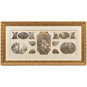 Follower of Jacopo Tintoretto (Venice 1518-1594 ibid.), Bozzetto for a Ceiling Painting