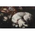 Keilhau, Bernhard, gen. Monsù Bernardo (Elsinore 1624 - 1687 Rome), Still Life of a Hunt with a Resting Hunter