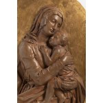 Terracotta relief 16/18th century, Madonna and Child