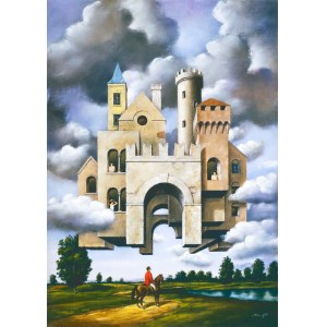 Rafał Olbiński (1943), Schloss in den Wolken
