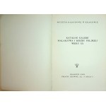 [KATALOG] KATALOG DER POLNISCHEN GALERIE FÜR MALEREI UND PULPTUR DES 20. JAHRHUNDERTS Veröffentlicht 1963