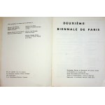 DEUXIEME BIENNALE DE PARIS: MANIFESTATION BIENNALE ET INTERNATIONALE DE JEUNES ARTISTES Edícia 1961.