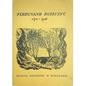 [CATALOG] NATIONAL MUSEUM CATALOG - FERDINAND RUSZYC 1870-1963