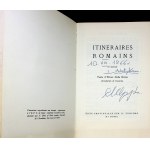 ITINERAIRES ROMAINS Publisher 1964 Autograph GAJDA Mieczyslaw
