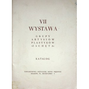 [KATALOG WYSTAWY] - VII WYSTAWA GRUPY ARTYSTÓW PLASTYKÓW ZACHĘTA (1959)