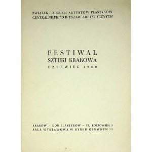 [KATALOG WYSTAWY] Festiwal Sztuki Krakowa (1960)