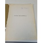 CHRZANOWSKI Ignacy - ADAM MICKIEWICZ Z 32 ILUSTRACJAMI Wyd. 1915