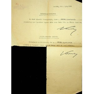 [DOCUMENT] Travel certificate (1944)
