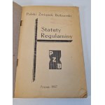 [SPORT] POLISH BOXING ASSOCIATION - Statutes, regulations (1947)