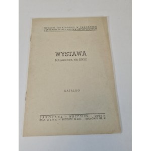 [KATALOG] WYSTAWA MALARSTWA NA SZKLE 1960