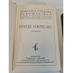 ŻEROMSKI Stefan - DZIEJE GRZECHU Tom I-II Wydawnictwo J. Mortkowicza 1928