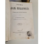 MICKIEWICZ Adam - PISMA tom 1-8 Wyd.Merzbach 1858 Pan Tadeusz - první vydání v Polsku