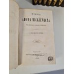 MICKIEWICZ Adam - PISMA tom 1-8 Wyd.Merzbach 1858 Pan Tadeusz - první vydání v Polsku