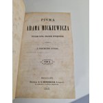 MICKIEWICZ Adam - PISMA tom 1-8 Wyd.Merzbach 1858 Pan Tadeusz - wyd pierwsze na ziemiach polskich
