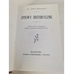 NIEMCEWICZ Julian Ursyn - HISTORICAL SINGS Reprint Cycle of miniatures by Gebethner and Wolff