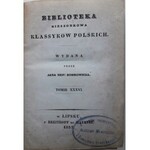 KNIAŹNIN Franciszek Dyoniz - DZIEŁA T. V-VI Ausgabe 1837