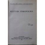 KULTURA STAROPOLSKA Kraków 1932