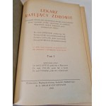 SPRINGER Jenny - LEKARZ RATUJĄCY ZDROWIE Tom I-II Wyd.1928