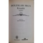 PRUS Bolesław - KRONIKI Tom I Skarby Biblioteki Narodowej