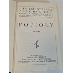 ŻEROMSKI Stefan - POPIOŁY Tom I-III Wydawnictwo J. Mortkowicza 1928