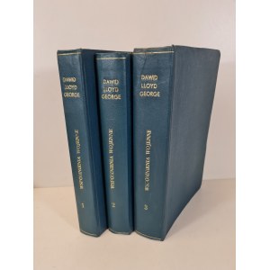 LLOYD GEORGE David - WAR MEMORIES Volumes I-III Edition 1938.