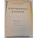 LLOYD GEORGE David - WSPOMNIENIA WOJENNE TOM I-III Wydanie 1938